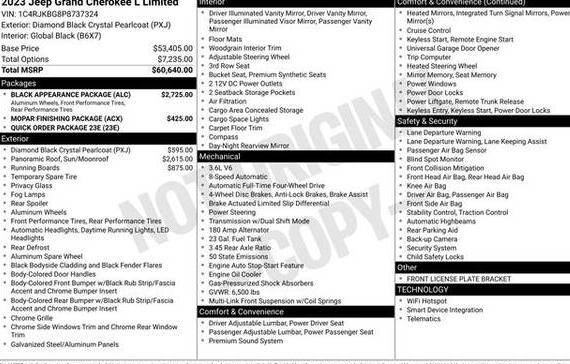 JEEP GRAND CHEROKEE 2023 1C4RJKBG8P8737324 image